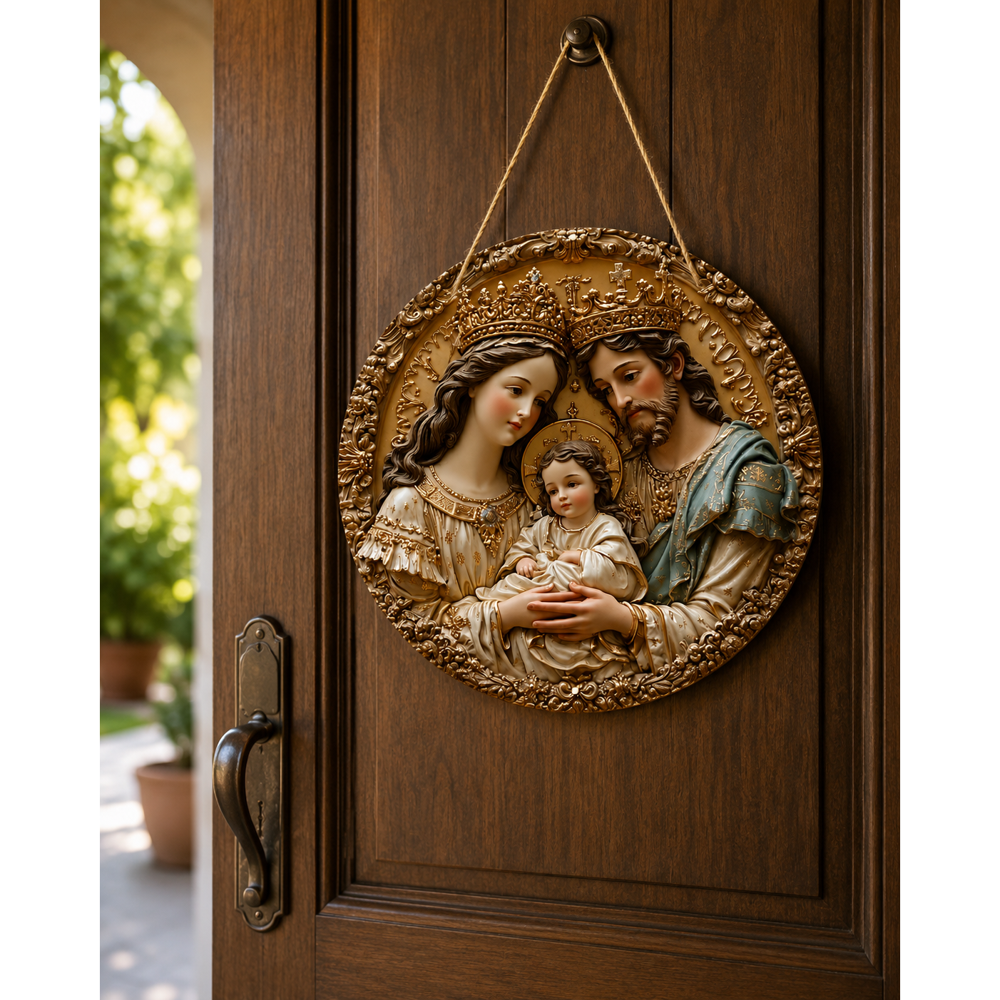 Decoração Sagrada Família da Proteção